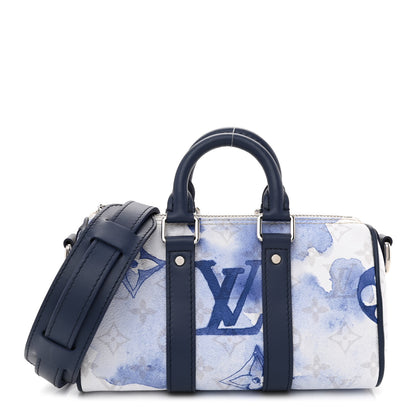 Louis Vuitton Monogram Watercolor Keepall XS Blue 1 of 9