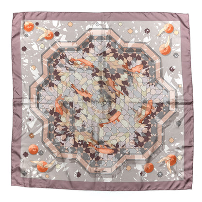 Hermes Silk Sous Les Orangers Scarf 90 1 of 5