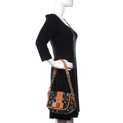 Louis Vuitton Monogram Multicolor Patti Black 2 of 14