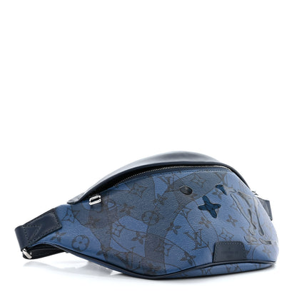Louis Vuitton Monogram Aquagarden Discovery Bumbag Abyss Blue 4 of 9