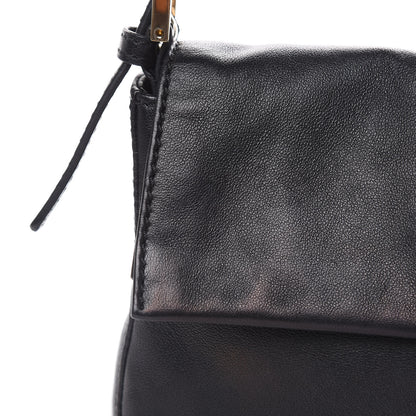 Fendi Calfskin Baguette Black 13 of 14