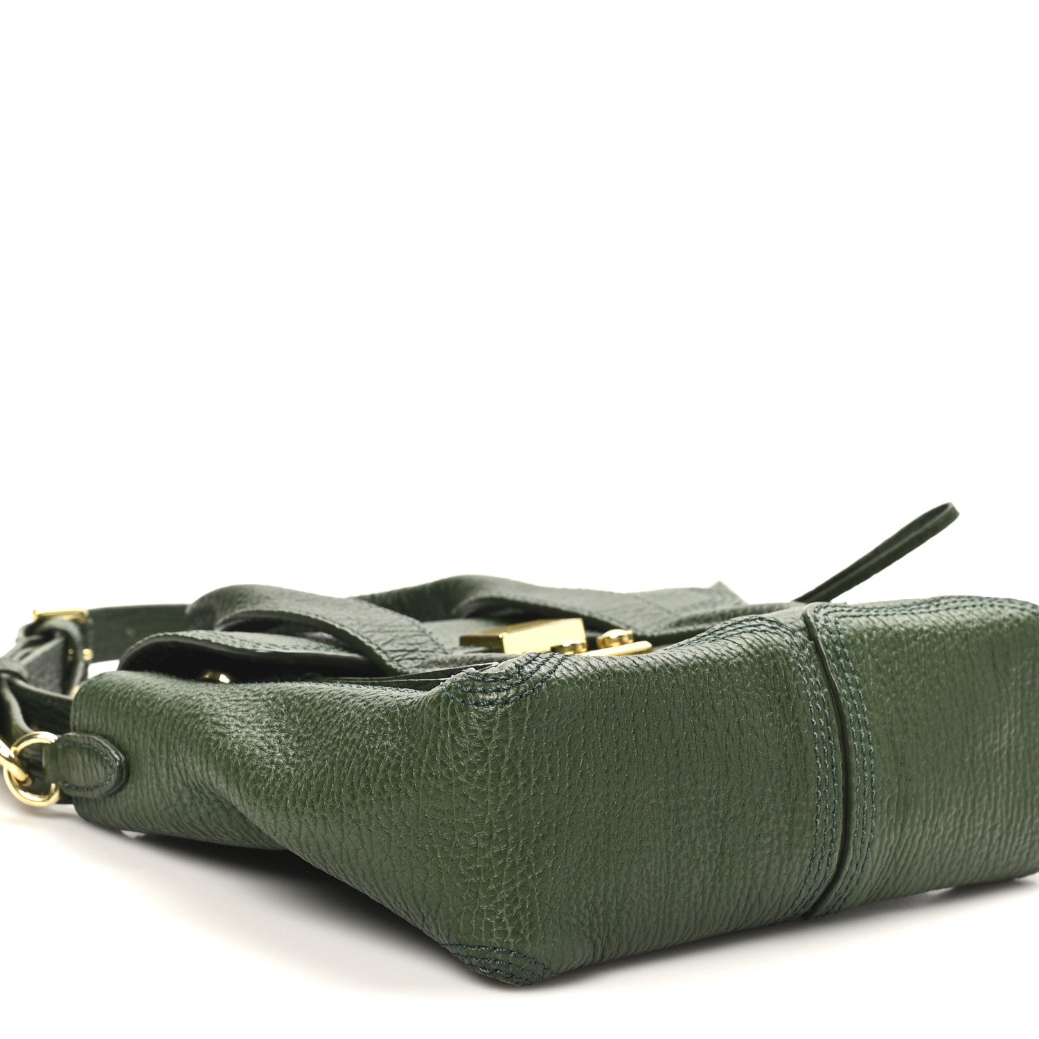 3.1 Phillip Lim Textured Calfskin Mini Pashli Satchel Military Green 8 of 9