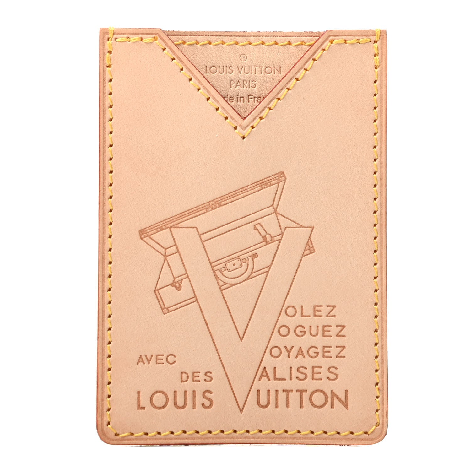 Louis Vuitton Vachetta Voyages Card Holder 1 of 3