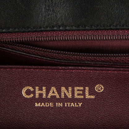 Chanel Lambskin Quilted Jumbo Single Flap Black 7 of 12