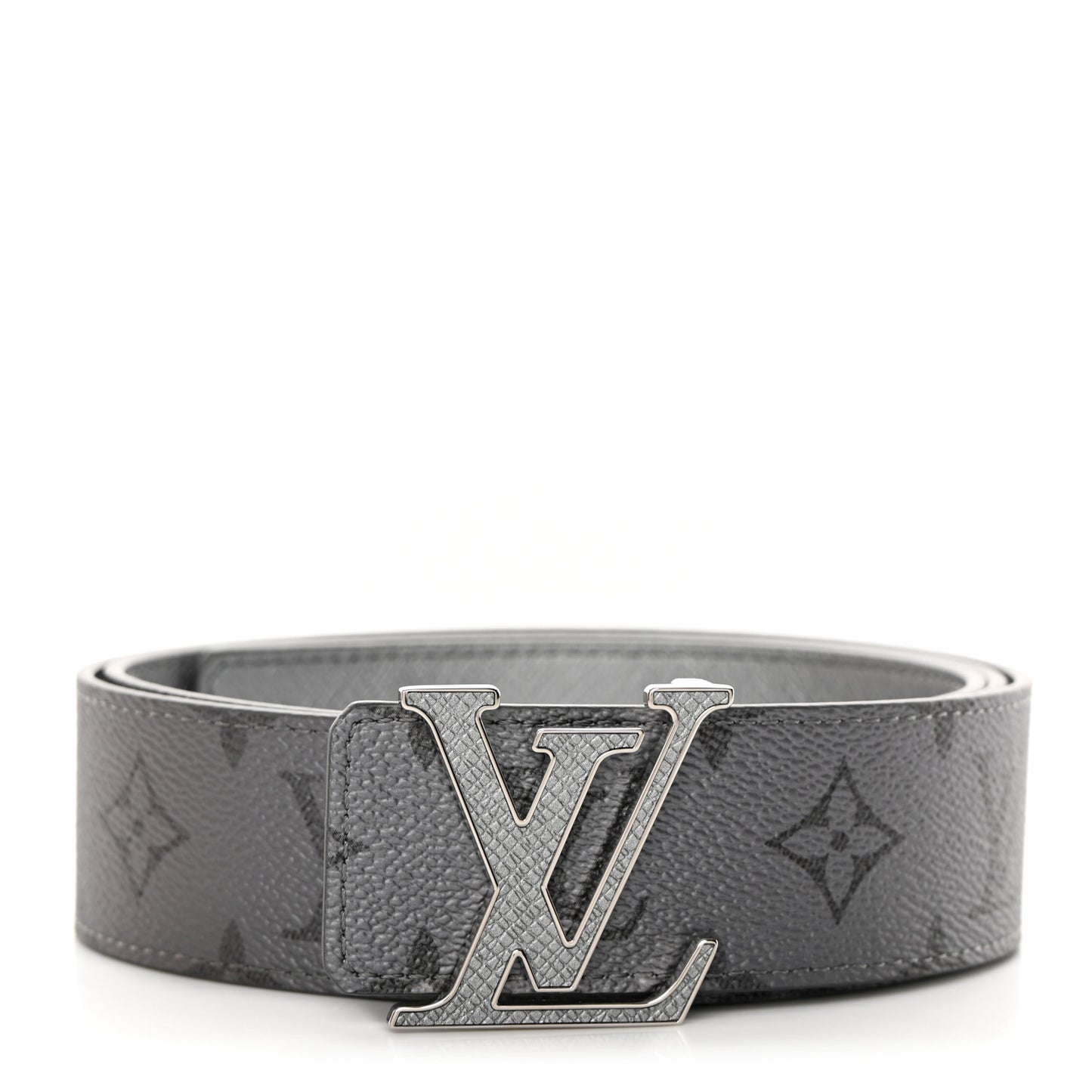 Monogram Reverse Taigarama 40mm Reversible LV Initiales Belt 95 38 Silver