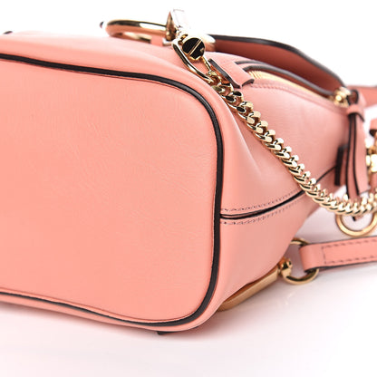 Chloe Suede Calfskin Mini Faye Backpack Ideal Blush 8 of 10