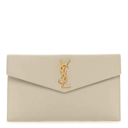 Saint Laurent Grain De Poudre Uptown Pouch Crema Soft 1 of 6