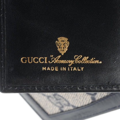Gucci Monogram Web Passport Wallet Navy 6 of 6