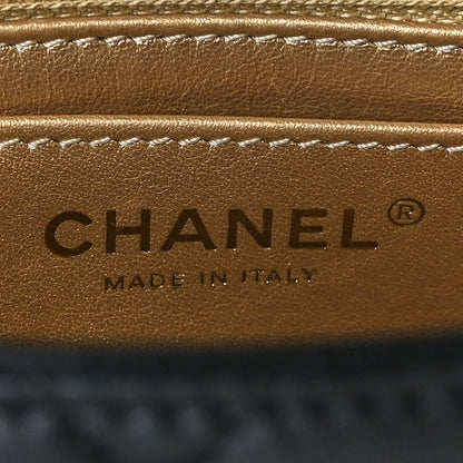 Chanel Lambskin Quilted Mini Pearl Crush Flap Black 6 of 10