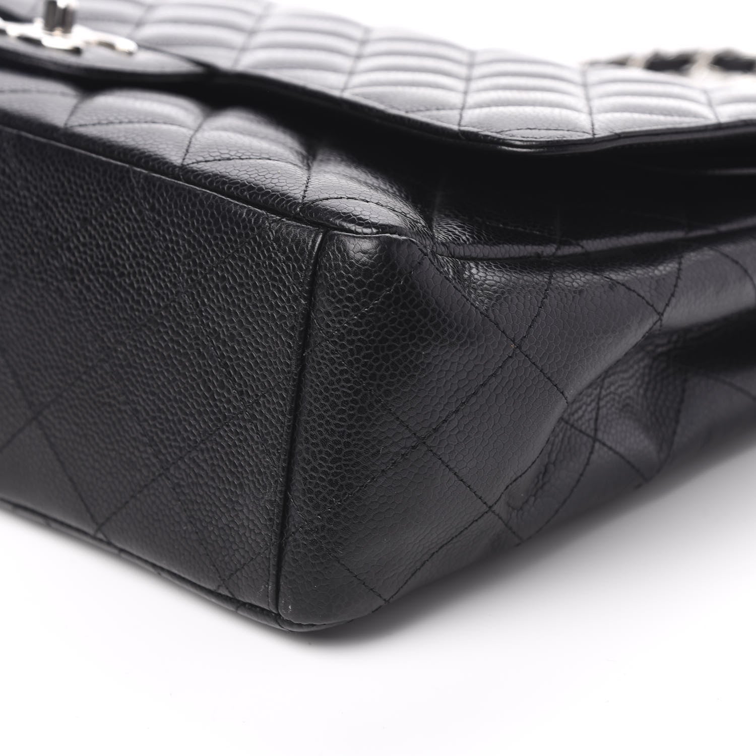 Chanel Caviar Quilted Maxi Double Flap Black 9 of 10