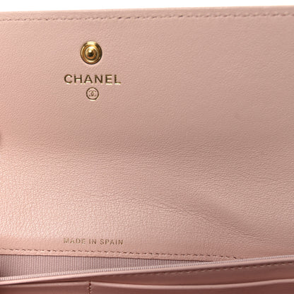 Chanel Lambskin Quilted Chanel 19 Flap Wallet Light Pink 7 of 9