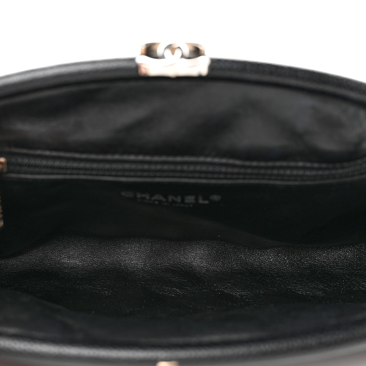 Caviar Quilted Timeless Clutch Black
