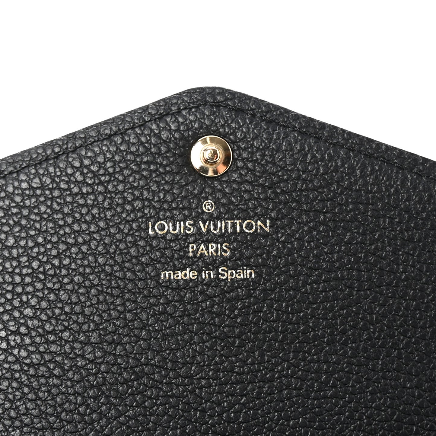 Monogram Empreinte Giant Sarah Wallet Black Beige