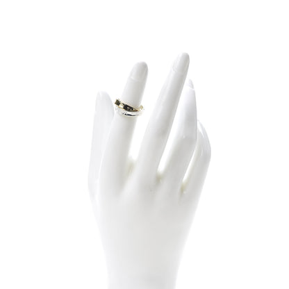 Tiffany 18K Yellow Gold Sterling Silver 1837 Interlocking Circles Ring 46 3.75 2 of 4