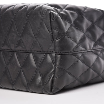 Givenchy Rubber Effect Canvas Quilted Duo Shopper Tote Black 10 of 11