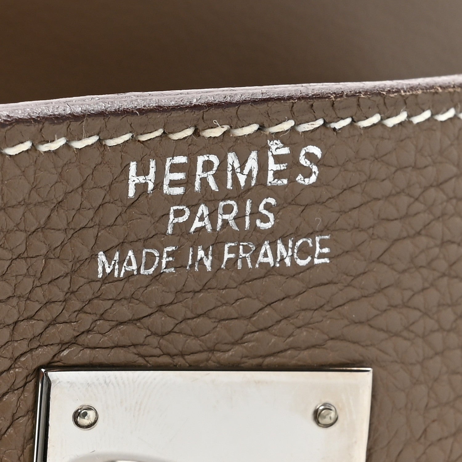 Hermes Togo Kelly Retourne 40 Etoupe 6 of 15