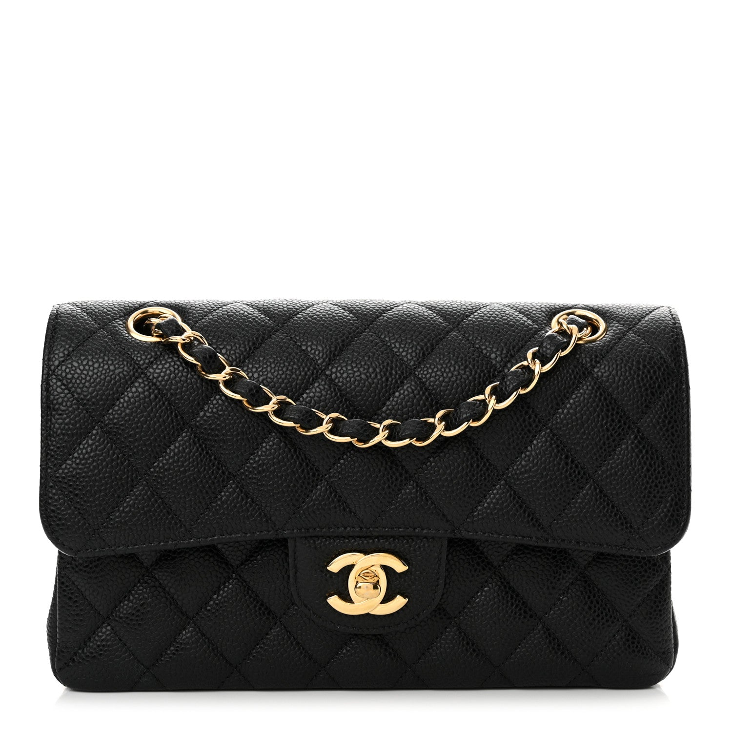 Chanel Caviar Quilted Small Double Flap Black 1 of 15