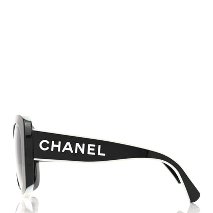 Chanel Acetate Sunglasses 71414A Black 2 of 9