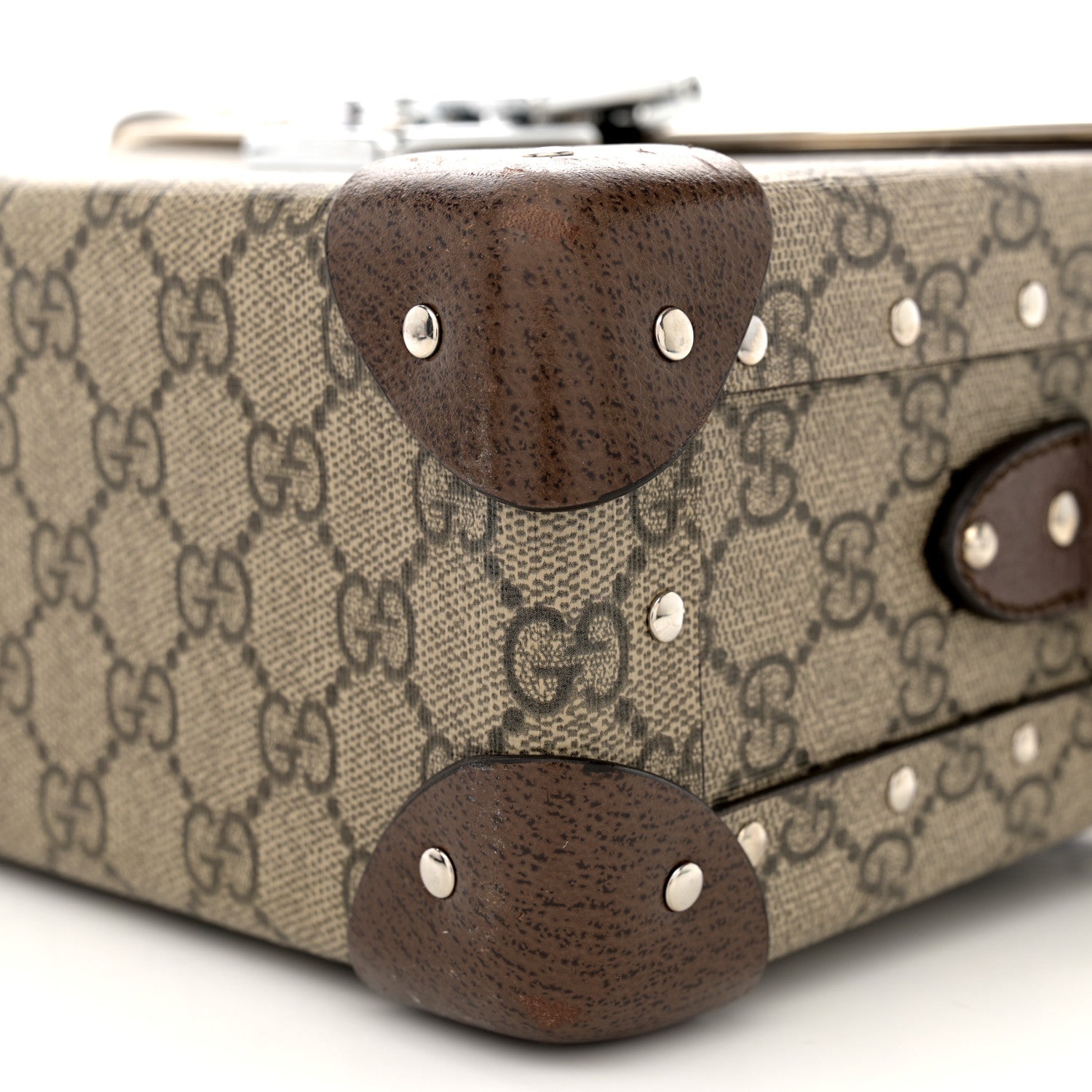 Gucci GG Supreme Monogram Globe-Trotter Beauty Case Brown 12 of 14