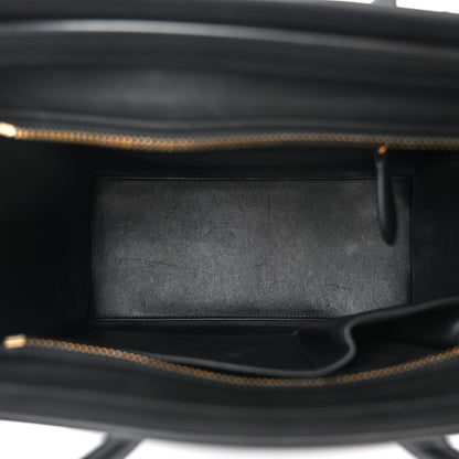 Celine Smooth Calfskin Micro Luggage Black 5 of 10