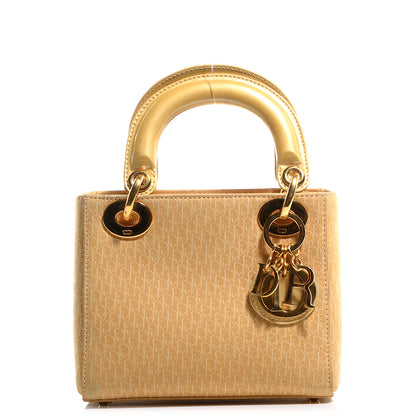 Christian Dior Suede Diorissimo Mini Lady Dior Gold 1 of 8