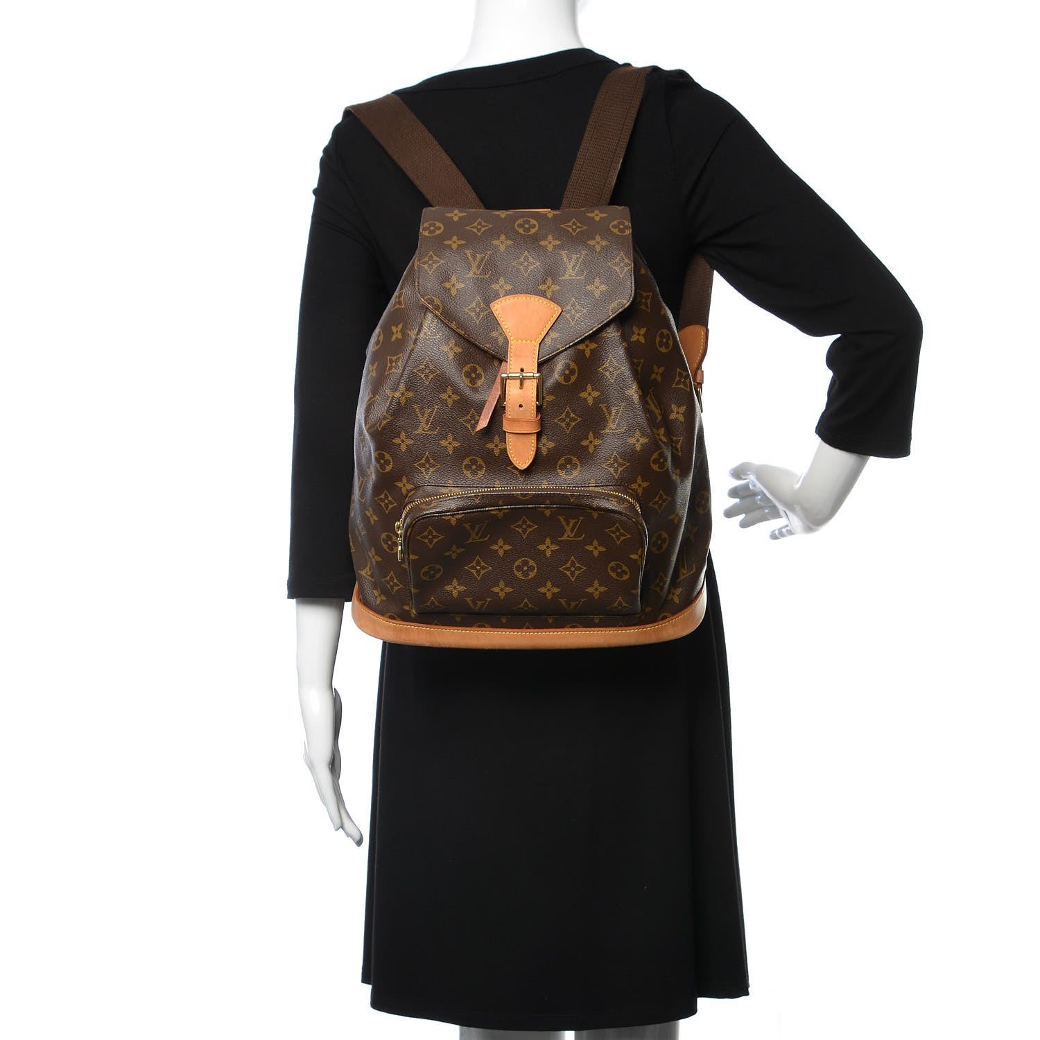 Louis Vuitton Monogram Montsouris GM Backpack 2 of 12