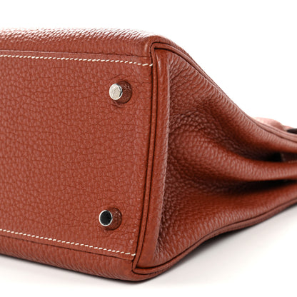 Hermes Togo Kelly Retourne 28 Sienne 10 of 13
