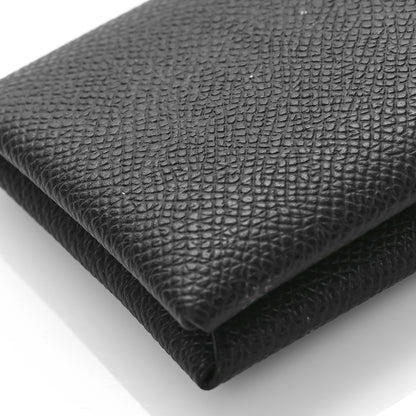 Hermes Epsom Calvi Card Case Black 7 of 8
