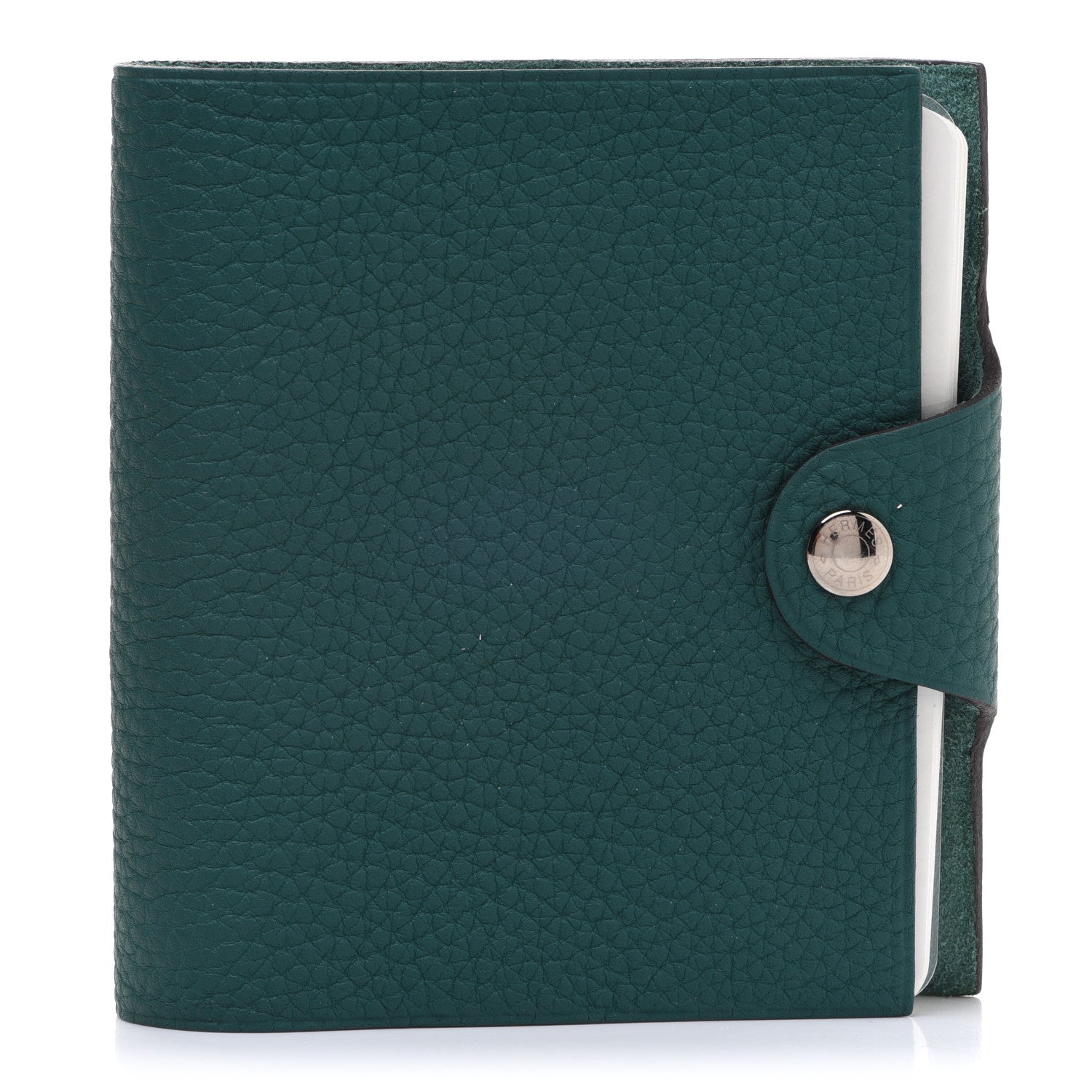 Hermes Togo Ulysse Mini Notebook Cover Malachite 1 of 10