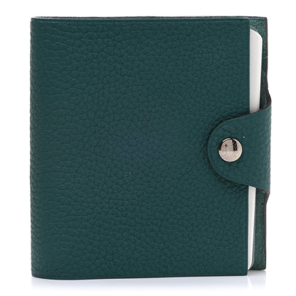 Hermes Togo Ulysse Mini Notebook Cover Malachite 1 of 10