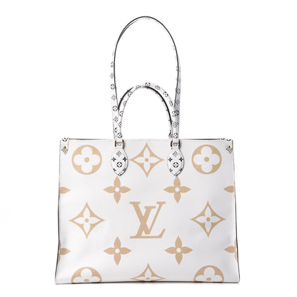 Louis Vuitton Monogram Giant Onthego GM Kaki Beige 1 of 11