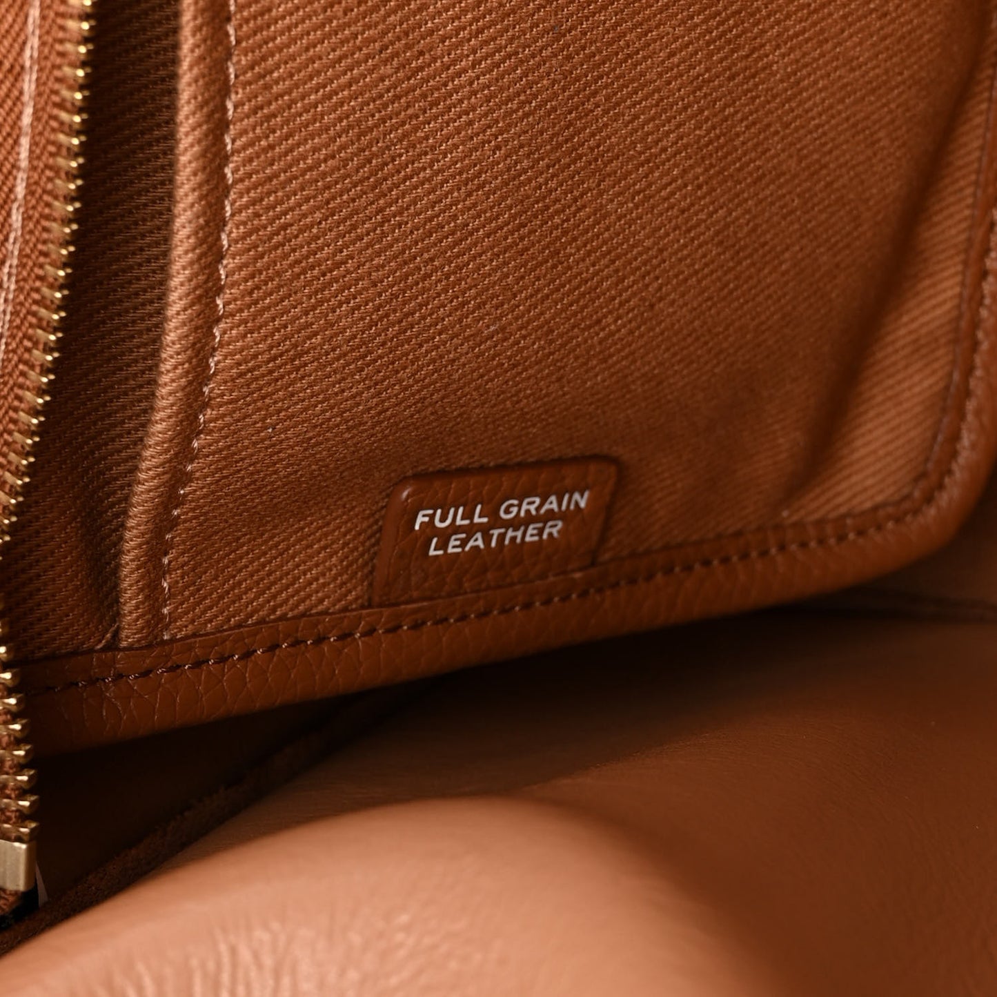 Grained Calfskin Medium The Tote Bag Argan Oil
