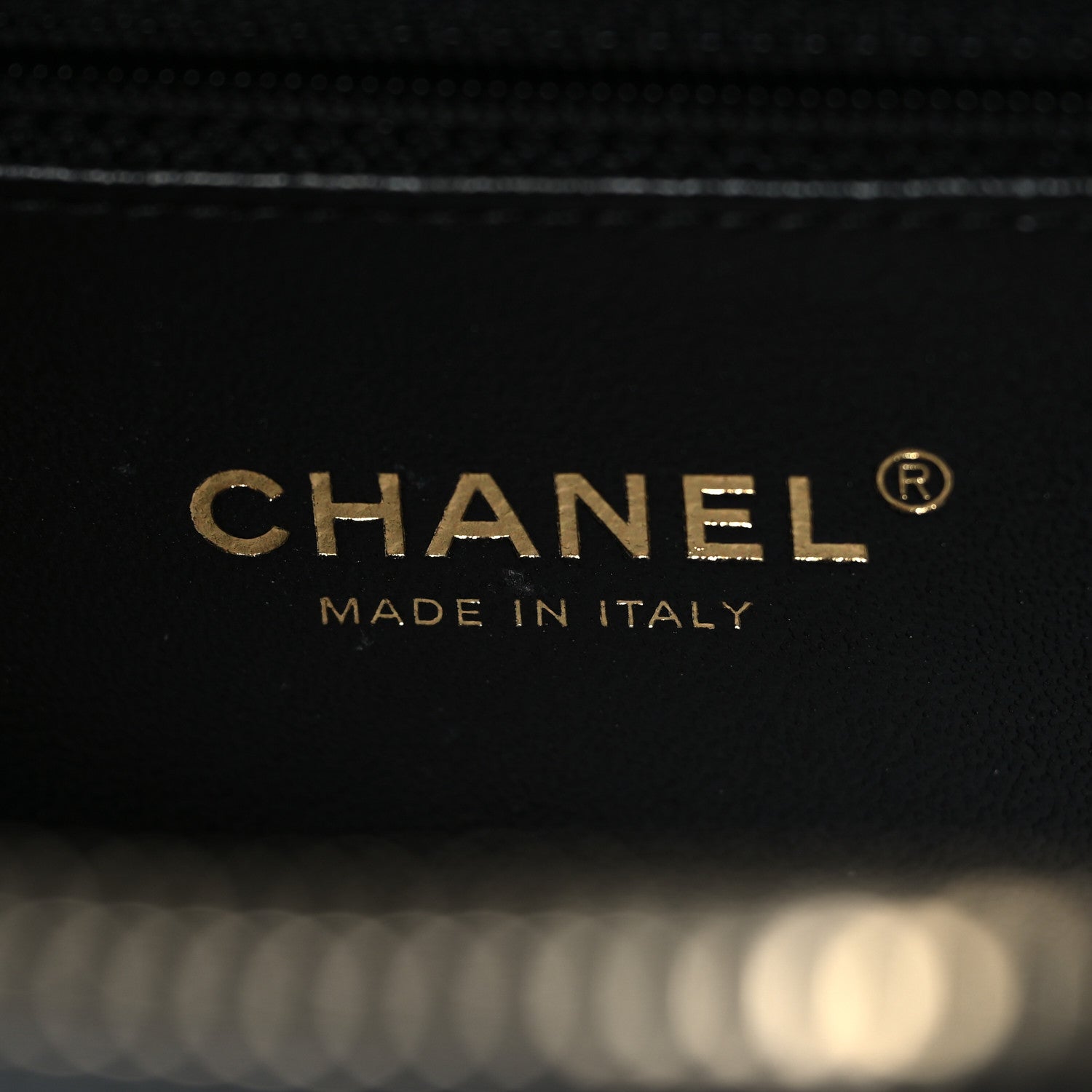 Chanel Caviar Quilted Medium CC Filigree Vanity Case Black 6 of 10