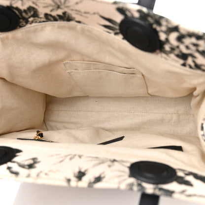 Gucci Canvas Herbarium Print Tote Black 4 of 16