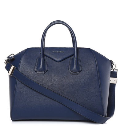 Givenchy Sugar Goatskin Medium Antigona Deep Blue 1 of 12