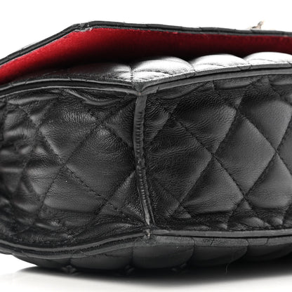 Alexander McQueen Calfskin Quilted Medium Skull Chain Crossbody Bag Black 9 of 17