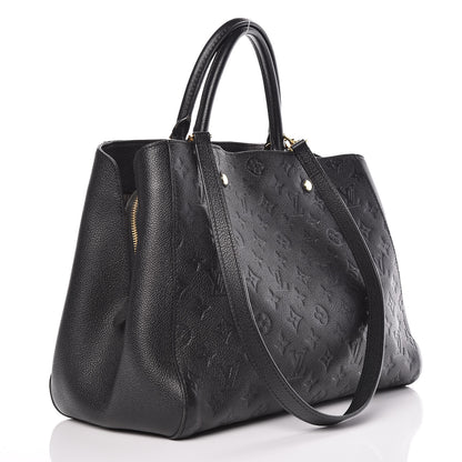 Louis Vuitton Empreinte Montaigne GM Black 4 of 10