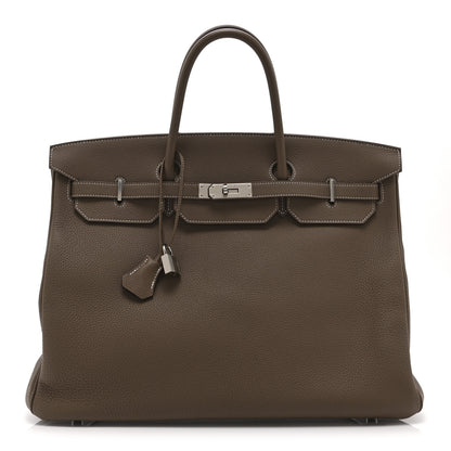 Hermes Togo Birkin 40 Etoupe 1 of 12