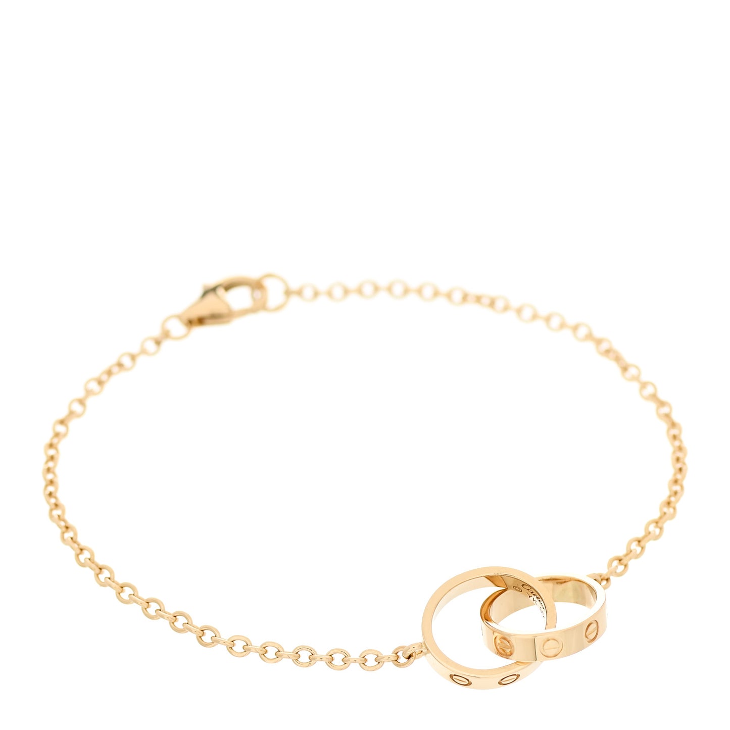 18K Yellow Gold Interlocking LOVE Bracelet