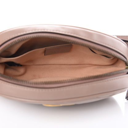 Gucci Calfskin Matelasse GG Marmont Belt Bag 95 38 Porcelain Rose 5 of 13