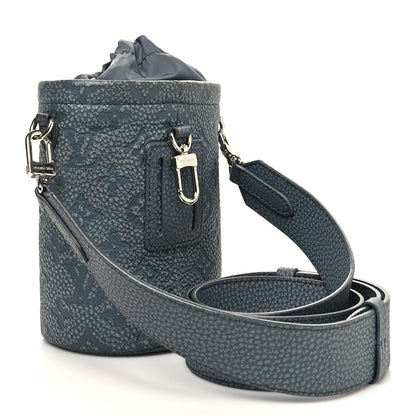 Louis Vuitton Taurillon Monogram Chalk Pouch Granite Gray 3 of 9