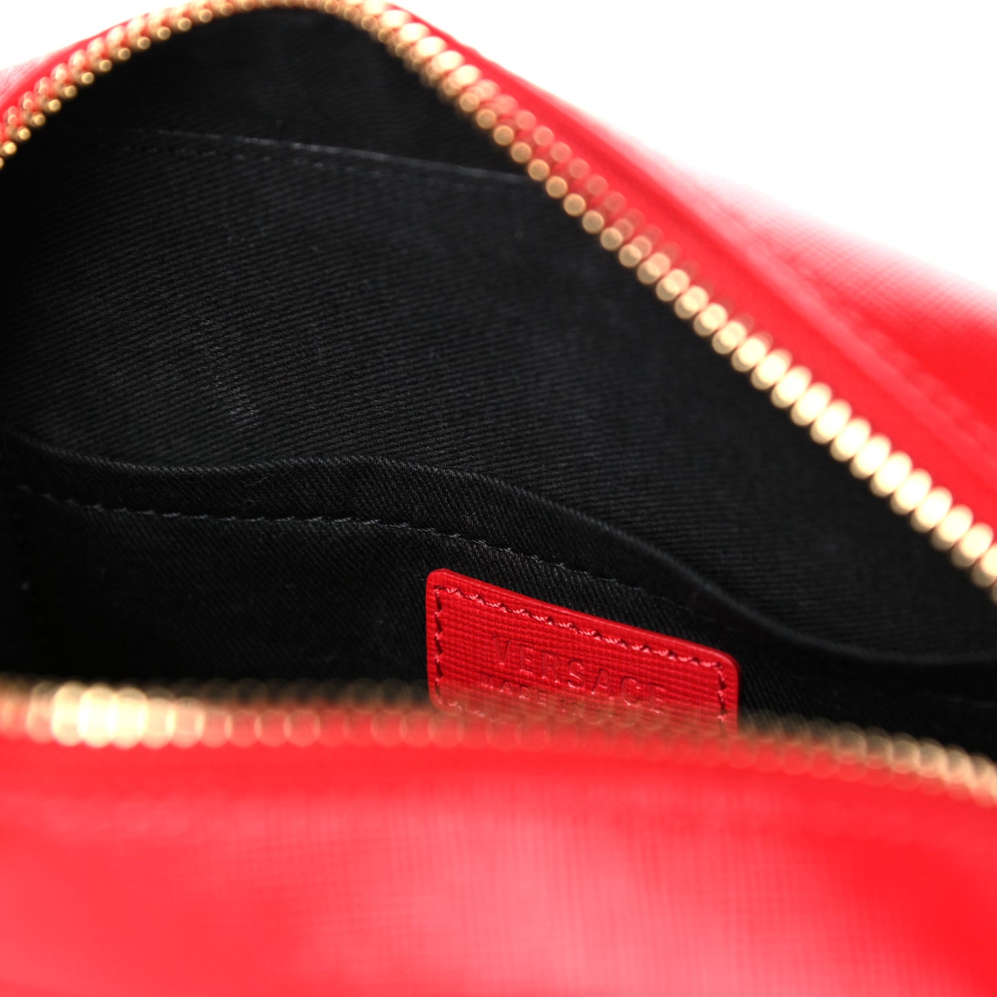 Grained Calfskin Palazzo Camera Bag Red
