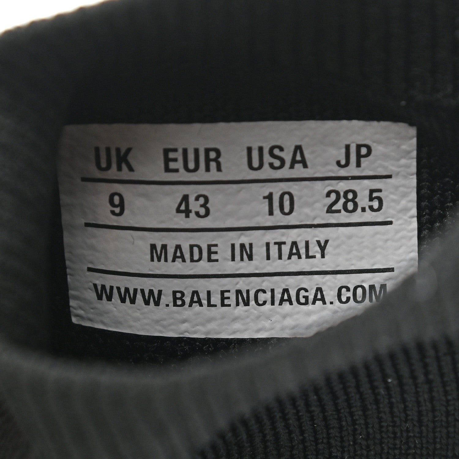 Balenciaga Neoprene Knit Mens Speed Clear Sole Sneakers 43 Black Red 7 of 8