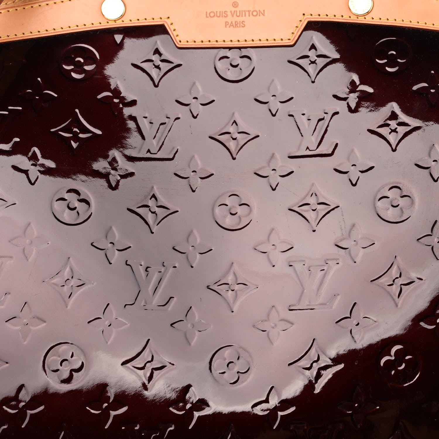 Louis Vuitton Vernis Brea GM Amarante 8 of 15