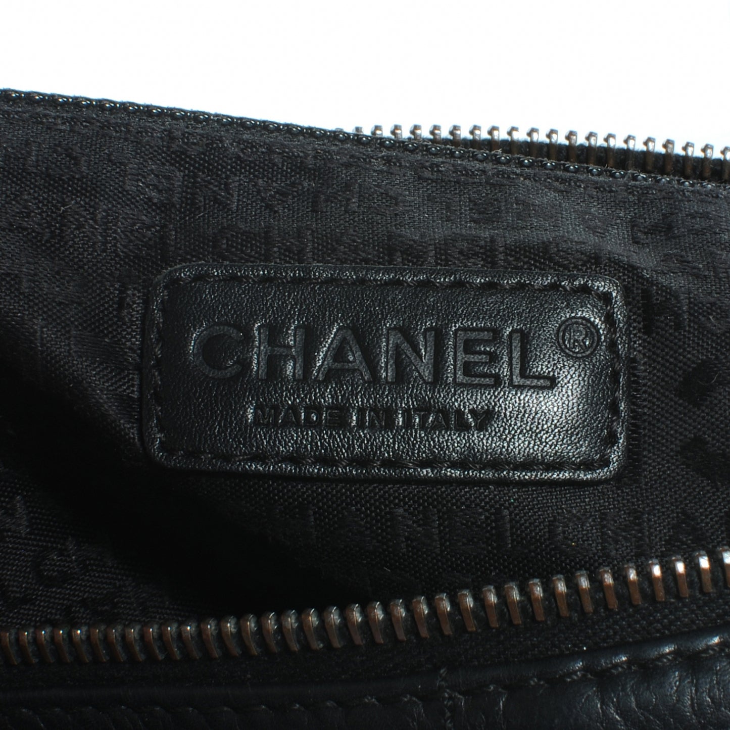 Caviar Square Stitched Tote Black
