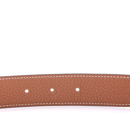 Hermes Swift Togo 32mm Belt Strap 85 Black Gold 4 of 6