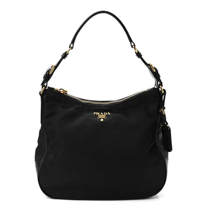 Prada Tessuto Nylon Saffiano Hobo 1 of 10