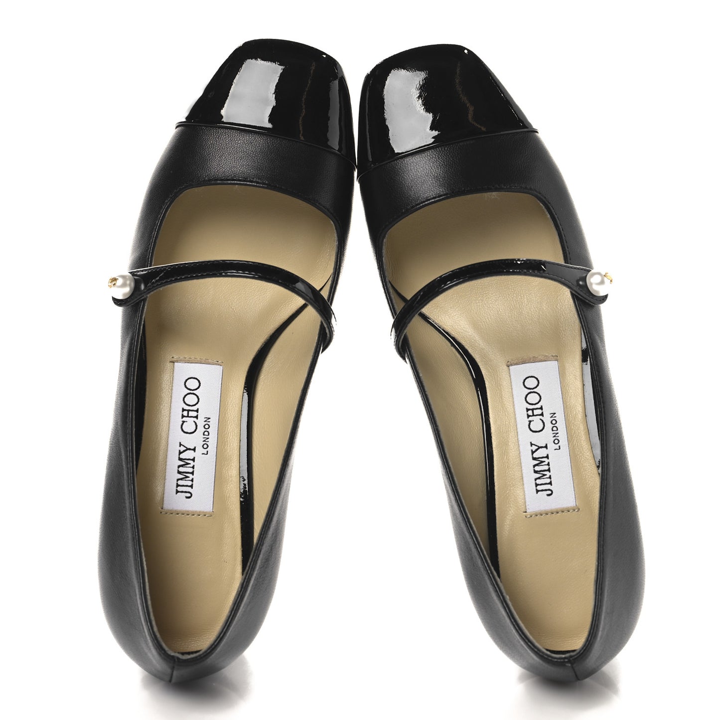 Nappa Patent Elisa 45 Mary Jane Flats 35 Black