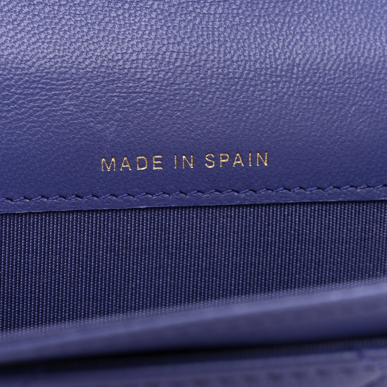 Chanel Goatskin Quilted Chanel 19 Small Flap Wallet Purple 7 of 8