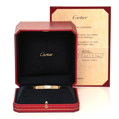 Cartier 18K Yellow Gold LOVE Cuff Bracelet 16 5 of 5